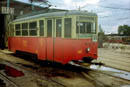 4N-986'' jako pocig nr 100 przed wozowni w zajezdni Chorzw Batory (okoo 1985r.) - fot. archiwum WPK Katowice